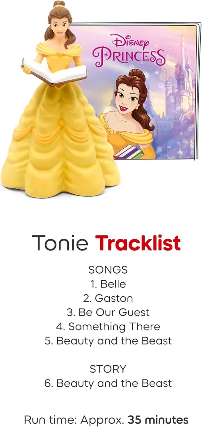 image:imageToniebox 2 Audio Player Disney Princess Bundle for Kids 3 with Ariel Moana Merida and Belle Cloud Pink