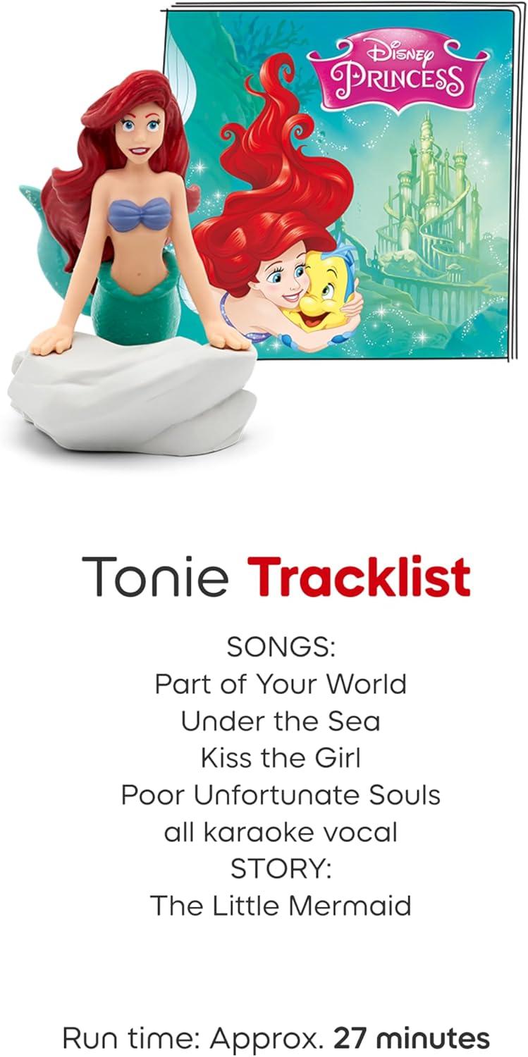image:imageToniebox 2 Audio Player Disney Princess Bundle for Kids 3 with Ariel Moana Merida and Belle Cloud Pink