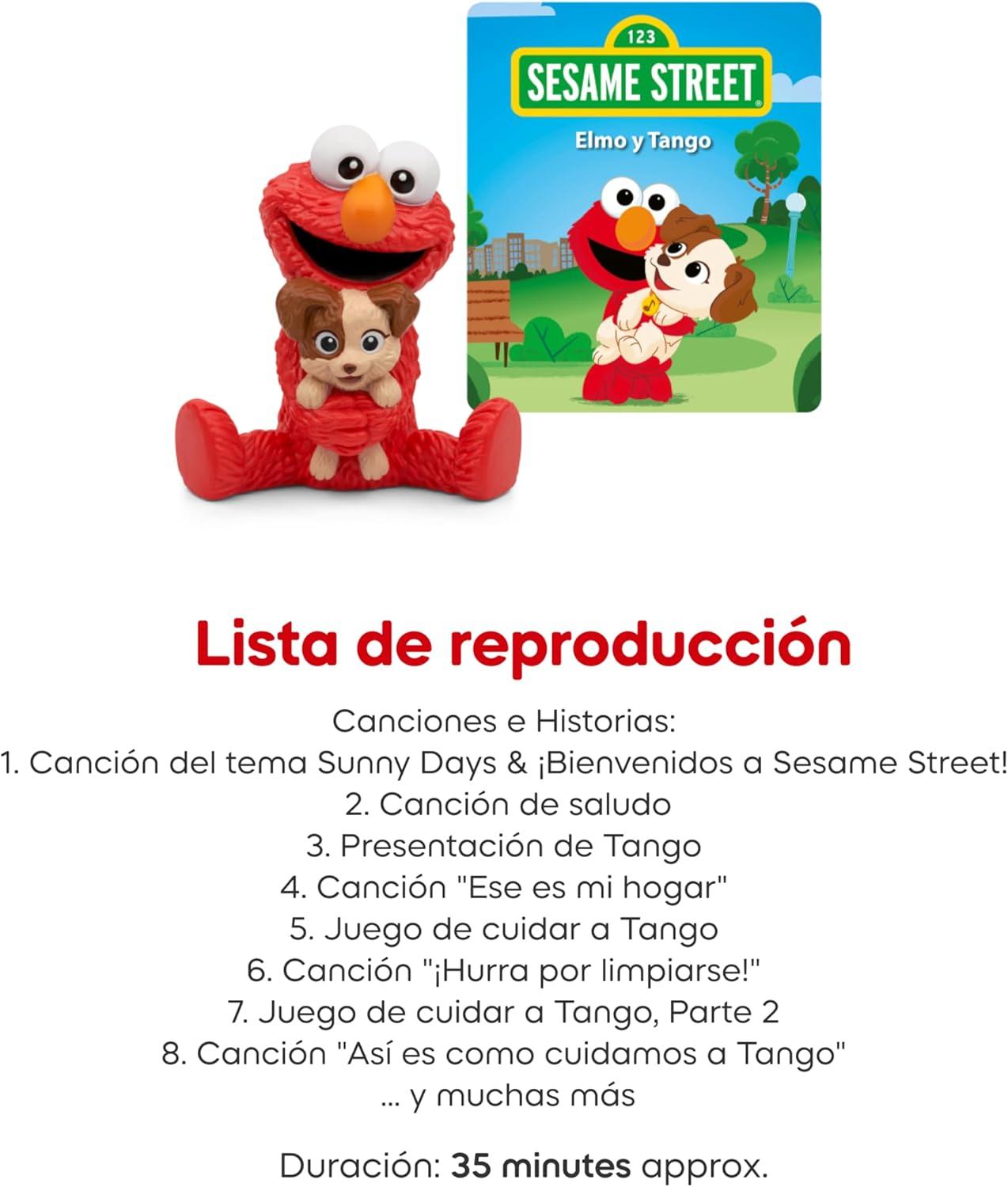 image:imageTonies Elmo amp Tango Audio Toy Figurine from Sesame Street Spanish