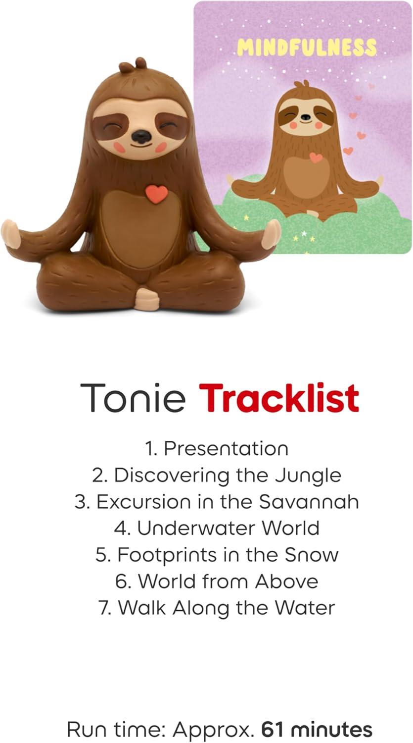 image:imageTonies Meditation with Mo The Sloth Audio Toy Figurine from Mindfulness