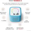 Toniebox 2 Audio Player Disney Bundle for Kids 3+ with Lightning McQueen, Simba, Winnie The Pooh, and Baloo – Sunset Red(Sky Blue)