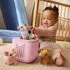 Toniebox 2 My First Farm Bundle for Kids 1+ with Soft and Squeezable Cow, Horse, and Pig – Sunset Red(Cloud Pink)