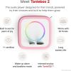 Toniebox 2 My First Farm Bundle for Kids 1+ with Soft and Squeezable Cow, Horse, and Pig – Sunset Red(Cloud Pink)