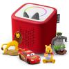 Toniebox 2 Audio Player Disney Bundle for Kids 3+ with Lightning McQueen, Simba, Winnie The Pooh, and Baloo – Sunset Red(Sunset Red)