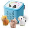 image:imageToniebox 2 My First Farm Bundle for Kids 1 with Soft and Squeezable Cow Horse and Pig  Sunset RedSky Blue