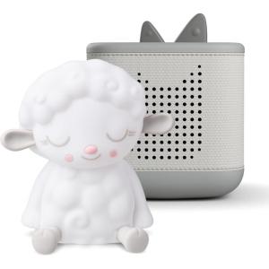 Toniebox 2 Audio Player Bundle for Kids 1+ with Sleepy Sheep Night Light – Moon Gray(Moon Gray)