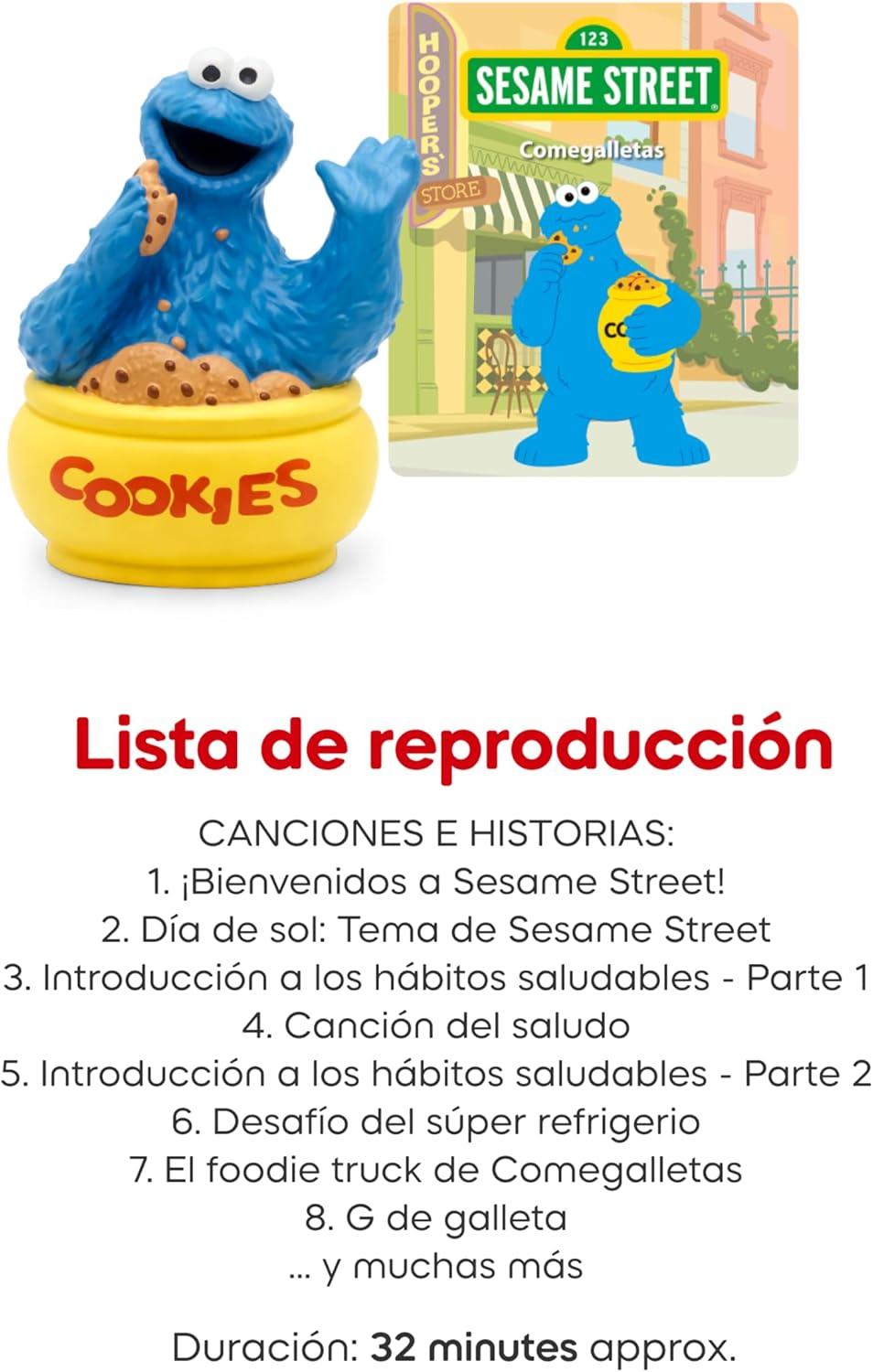 image:imageTonies Cookie Monster Audio Toy Figurine from Sesame Street Spanish