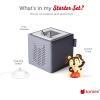 Toniebox 1 Audio Player Starter Set with Playtime Puppy – Listen, Learn, and Play with One Huggable Little Box – Red(Gray)