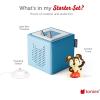 Toniebox 1 Audio Player Starter Set with Playtime Puppy – Listen, Learn, and Play with One Huggable Little Box – Red(Light Blue)