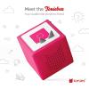 Toniebox 1 Audio Player Starter Set with Playtime Puppy – Listen, Learn, and Play with One Huggable Little Box – Red(Pink)