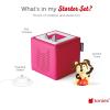 Toniebox 1 Audio Player Starter Set with Playtime Puppy – Listen, Learn, and Play with One Huggable Little Box – Red(Pink)