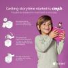 Toniebox 1 Audio Player Starter Set with Playtime Puppy – Listen, Learn, and Play with One Huggable Little Box – Red(Purple)