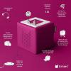 Toniebox 1 Audio Player Starter Set with Playtime Puppy – Listen, Learn, and Play with One Huggable Little Box – Red(Purple)