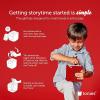 Toniebox 1 Audio Player Starter Set with Playtime Puppy – Listen, Learn, and Play with One Huggable Little Box – Red(Red)