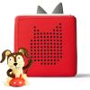 Toniebox 1 Audio Player Starter Set with Playtime Puppy – Listen, Learn, and Play with One Huggable Little Box – Red(Red)