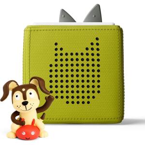 Toniebox 1 Audio Player Starter Set with Playtime Puppy – Listen, Learn, and Play with One Huggable Little Box – Red(Green)