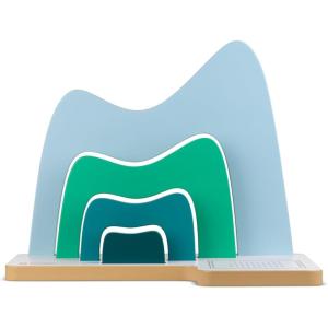 Tonies Mini Tabletop Shelf – Stores up to 25 Figurines – Rainbow(Mountain)