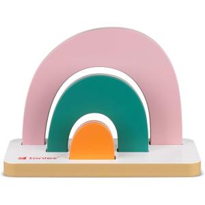 Tonies Mini Tabletop Shelf – Stores up to 25 Figurines – Rainbow(Rainbow)