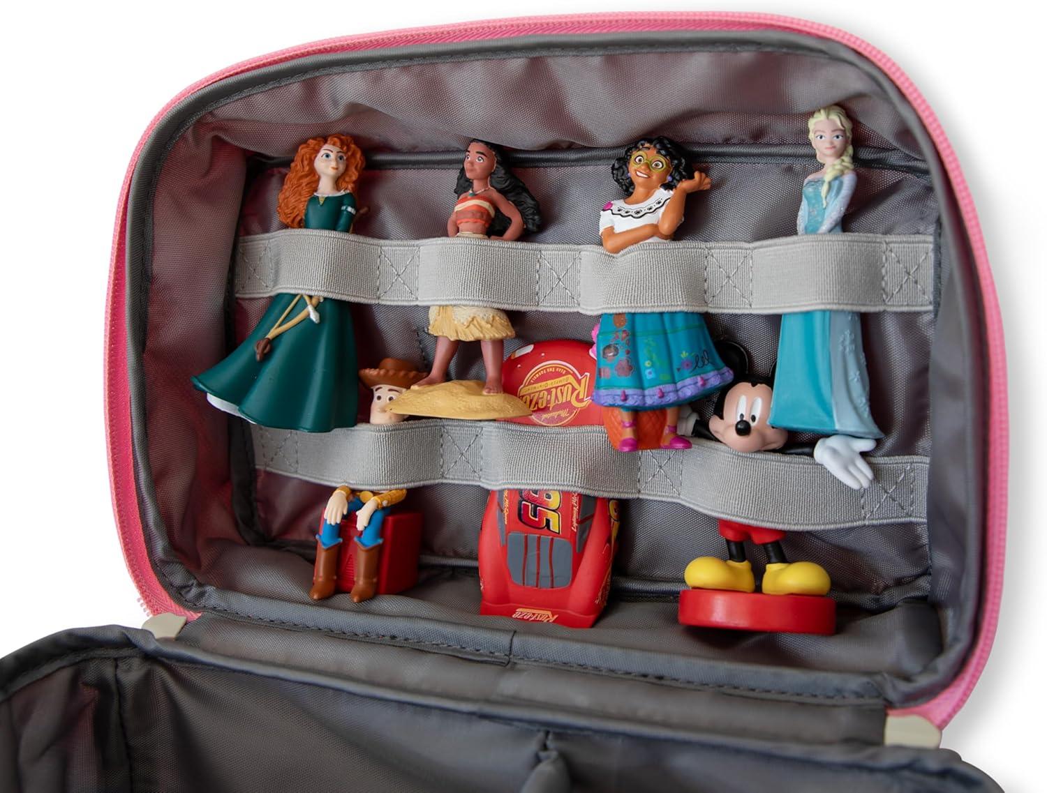 image:imageTonies Listen amp Go Travel Bag Secure Protection for your Toniebox Headphones Charging Station and 7 Characters Over the RainbowPink Over the Rainbow