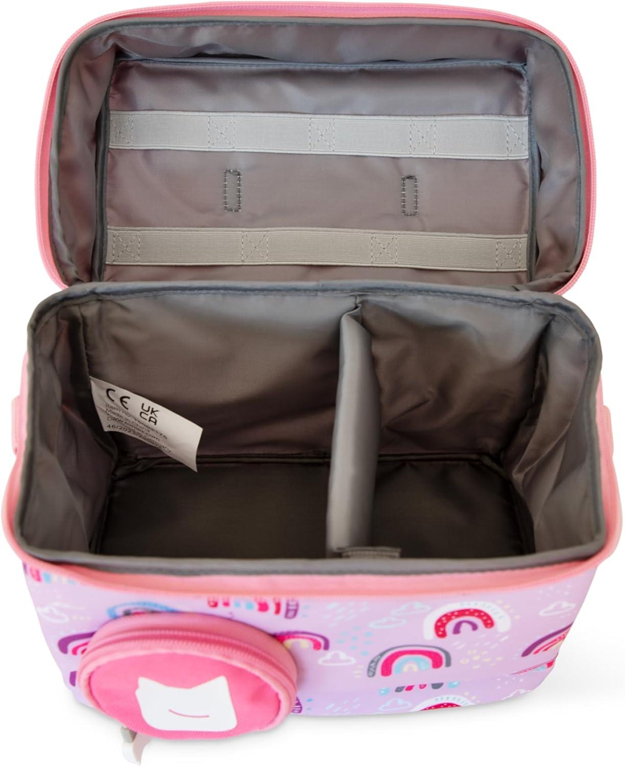 image:imageTonies Listen amp Go Travel Bag Secure Protection for your Toniebox Headphones Charging Station and 7 Characters Over the RainbowPink Over the Rainbow