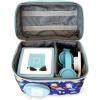 Tonies Listen & Go Travel Bag – Secure Protection for your Toniebox, Headphones, Charging Station, and 7 Characters – Over the Rainbow(Blue – Stargazing)