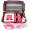 Tonies Listen & Go Travel Bag – Secure Protection for your Toniebox, Headphones, Charging Station, and 7 Characters – Over the Rainbow(Pink – Over the Rainbow)