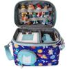 Tonies Listen & Go Travel Bag – Secure Protection for your Toniebox, Headphones, Charging Station, and 7 Characters – Over the Rainbow(Blue – Stargazing)