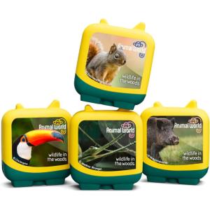 Tonies Animal World: Wildlife in The Woods Clever Set – 4 Pack