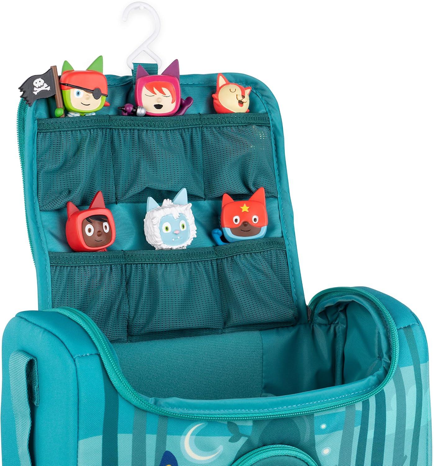 image:imageTonies Listen amp Play Bag Secure Protection for your Toniebox Headphones Charging Station and 6 Characters PAW PatrolEnchanted Forest
