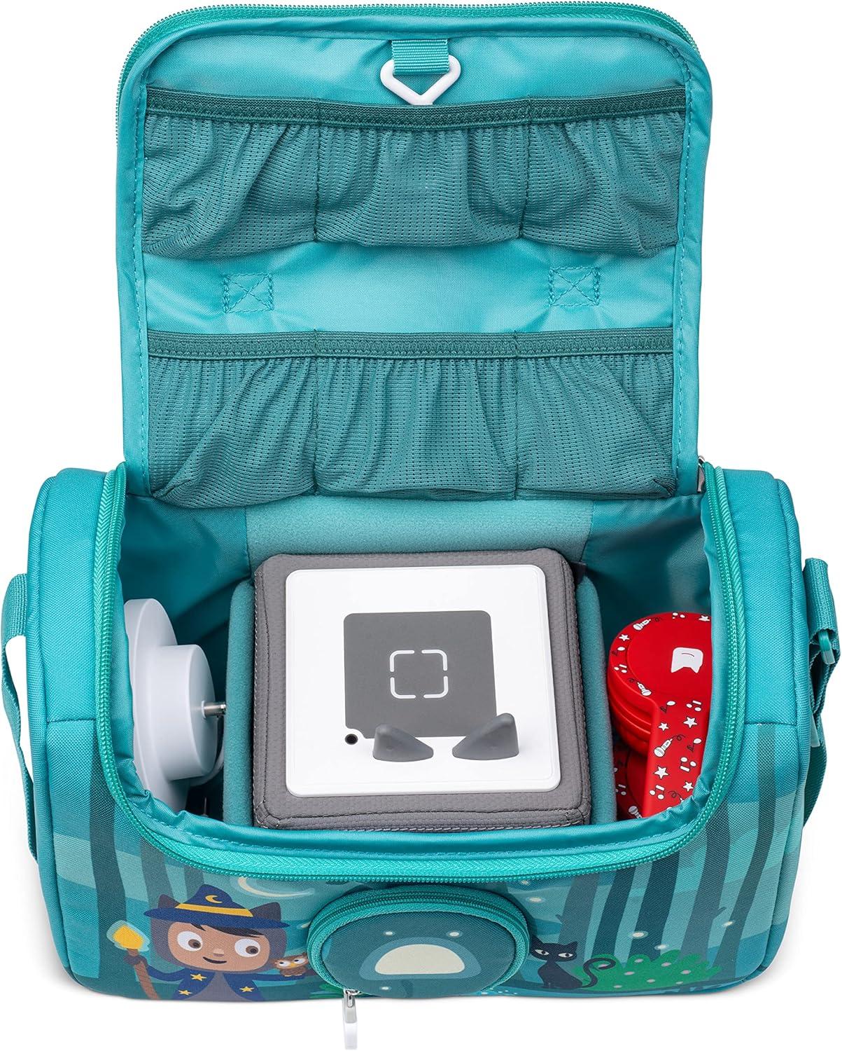 image:imageTonies Listen amp Play Bag Secure Protection for your Toniebox Headphones Charging Station and 6 Characters PAW PatrolEnchanted Forest