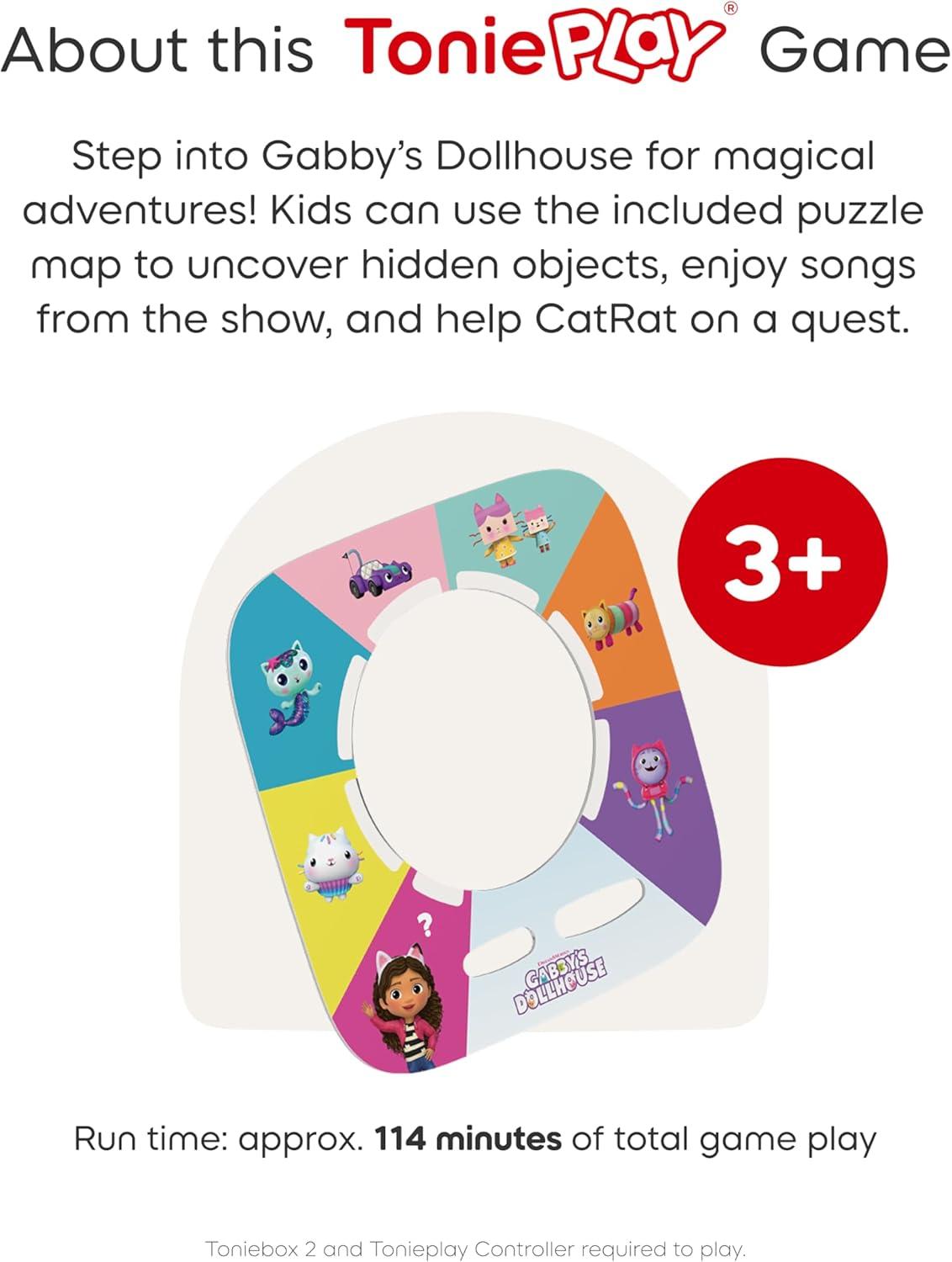 image:imageTonies Gabbys Dollhouse Gabbys CatTastic Scavenger Hunt Tonieplay Story Game Controller Requires Toniebox 2Tonieplay Game Controller