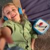 Tonies Wired USB Type C Headphones for Toniebox 2 – Tropical Teal(Sky Blue)