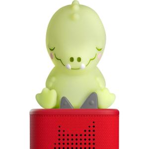 Tonies Night Light – Sleepy Crocodile Audio Play Character from Sleepy Friends | Warm Glow | 75 Minutes of Beautifully Composed Melodies & Nature Sounds | Record Your Own Bedtime Stories