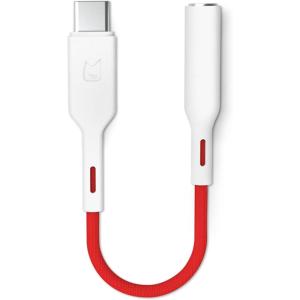 Tonies USB-C to AUX Adapter for Toniebox 2 – Headphone Jack Converter with Built-in DAC – Safe Audio for Kids, 3.5mm Female to USB-C Male