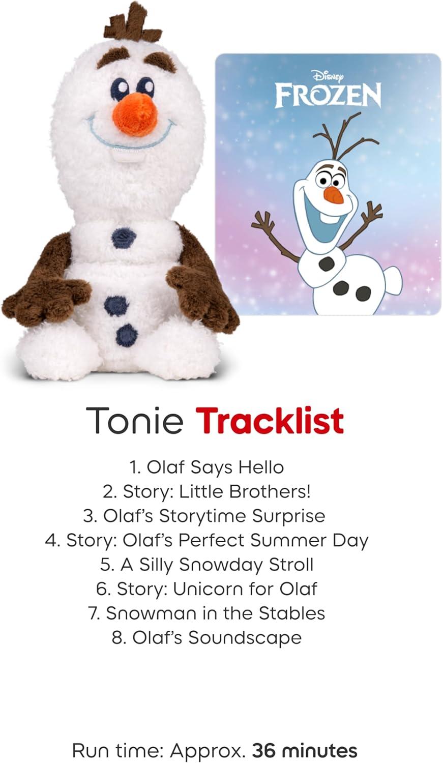 image:imageTonies Cuddle Olaf Audio Toy Plush from Disneys Frozen