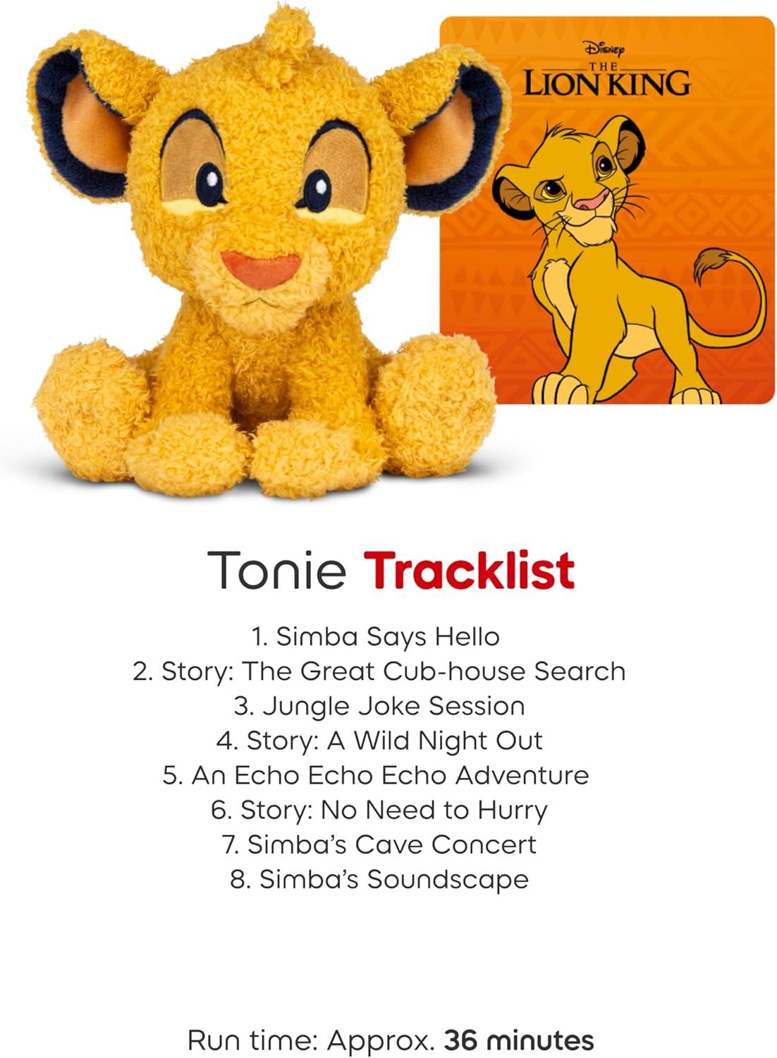 image:imageTonies Cuddle Simba Audio Toy Plush from Disneys The Lion King