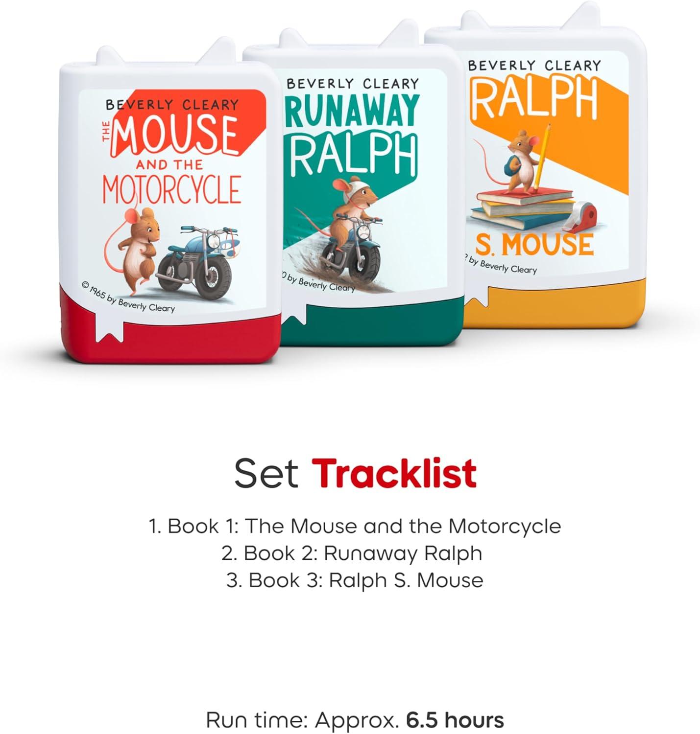 image:imageTonies The Ralph S Mouse Collection Audiobook Set 3 Pack