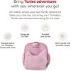Tonies Classic Carrying Bag – Lightweight, Sturdy Carrying Bag for your Toniebox 2, Tonieplay Controller, Games, and Figurines – Sky Blue(Cloud Pink)