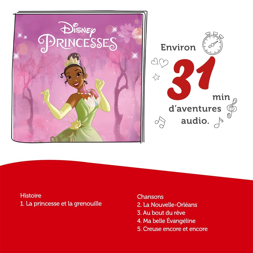 image:imageTonies Princess and the Frog Figure with Audio Story for Storyteller Toniebox Audioconte 3 Years and Up Storybox Sold Separately